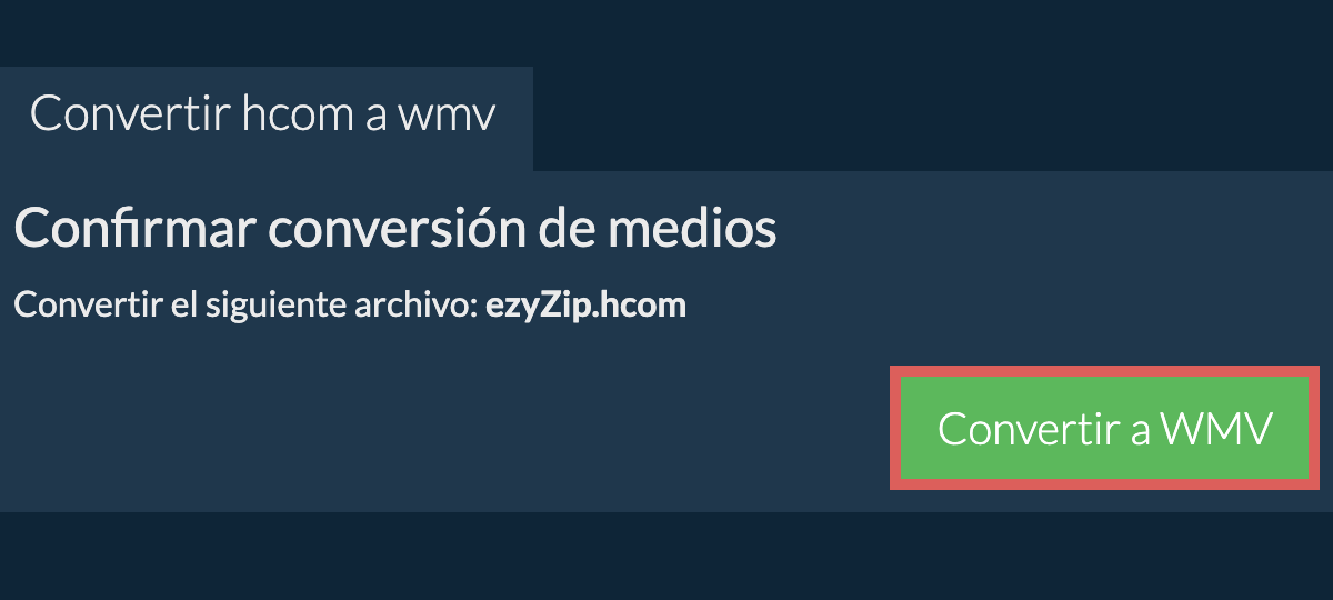 Convertir a WMV