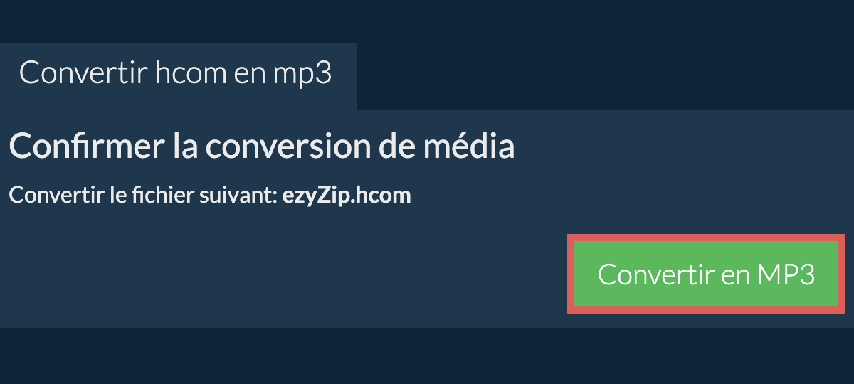 Convertir en MP3