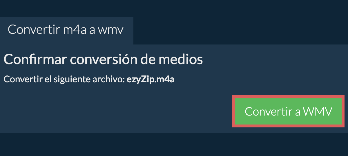 Convertir a WMV