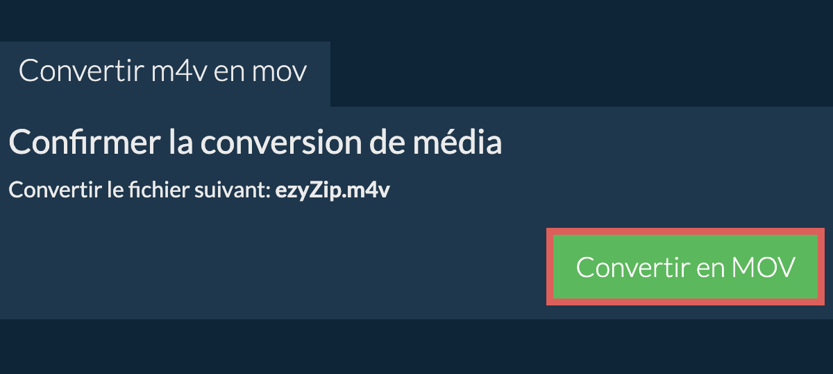 Convertir en MOV