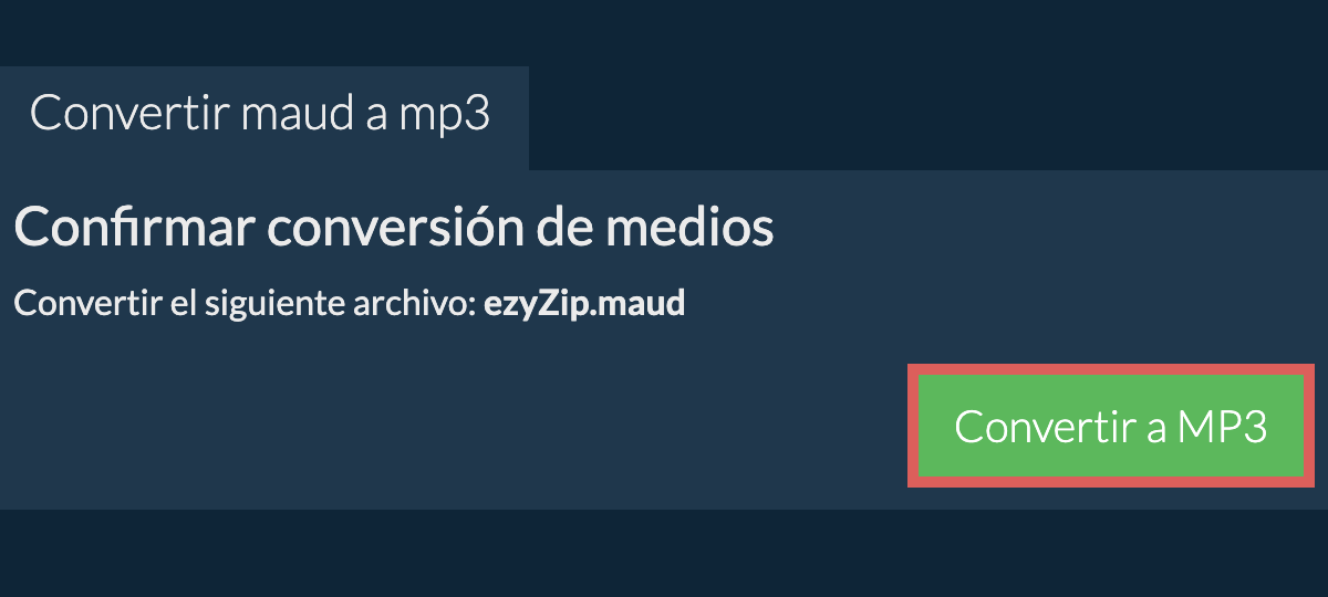 Convertir a MP3