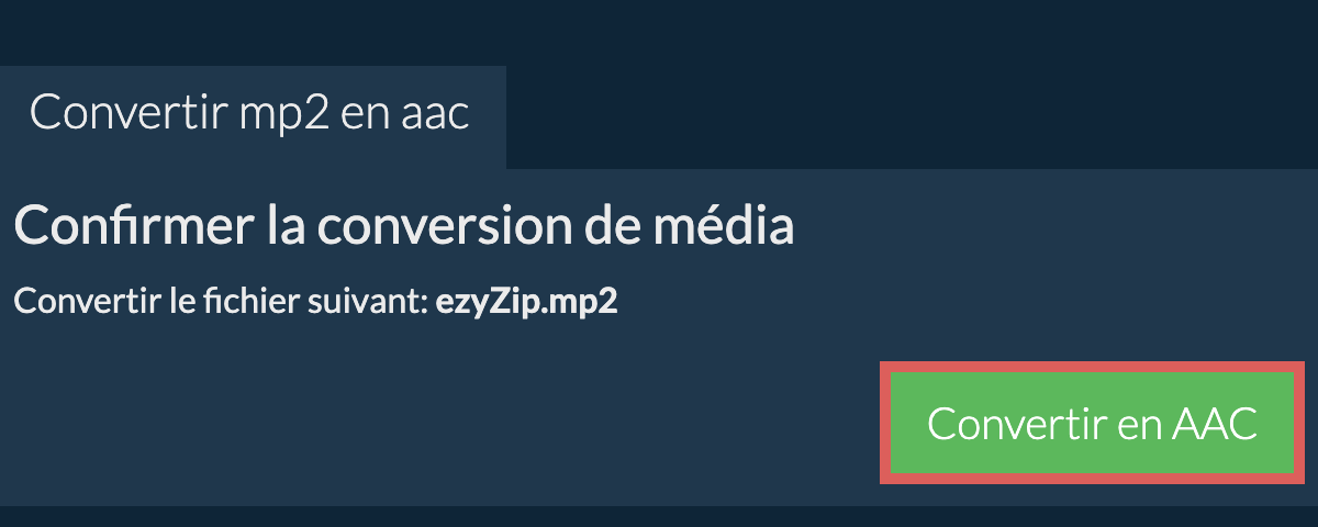 Convertir en AAC