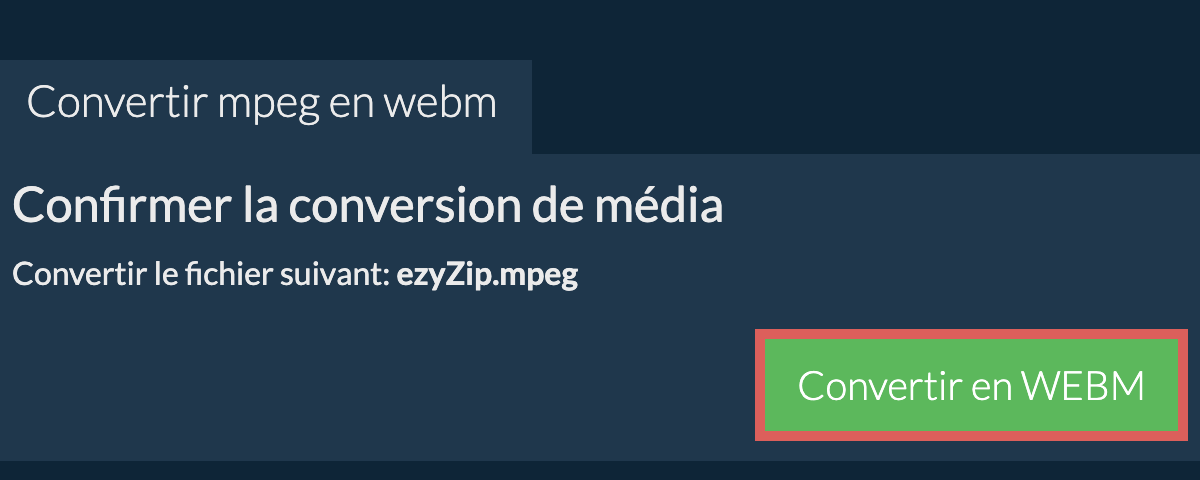 Convertir en WEBM