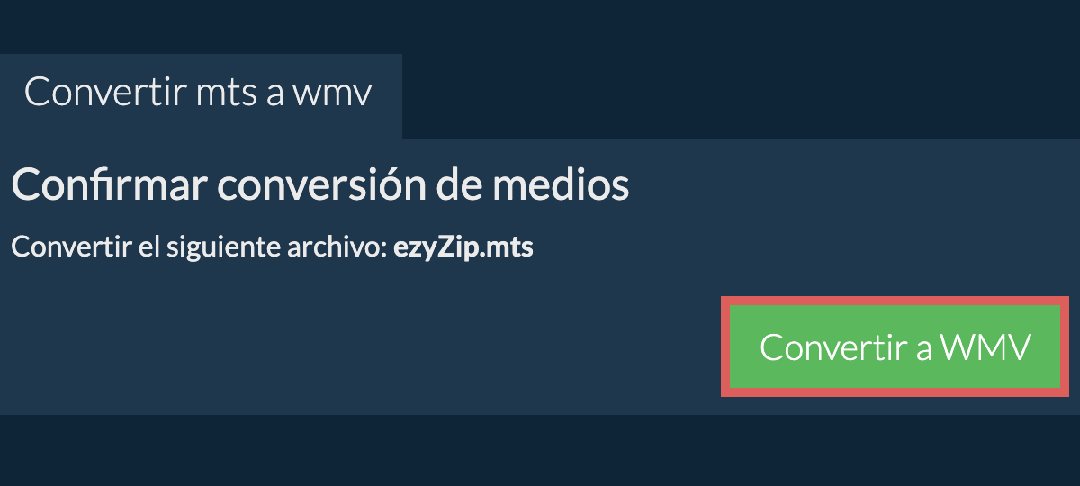 Convertir a WMV