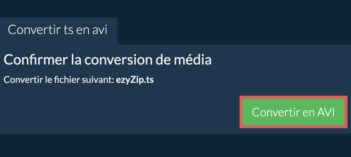 Convertir en AVI