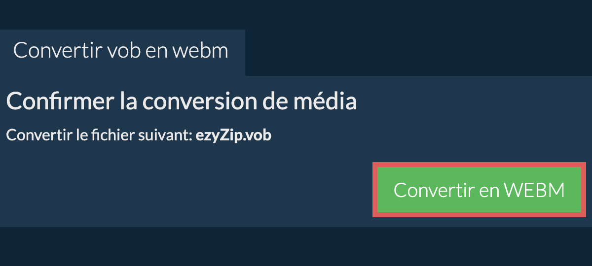 Convertir en WEBM