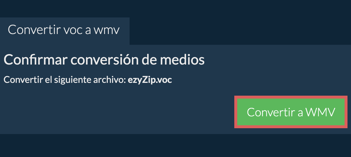 Convertir a WMV