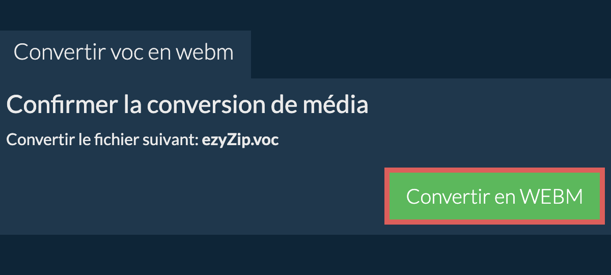 Convertir en WEBM