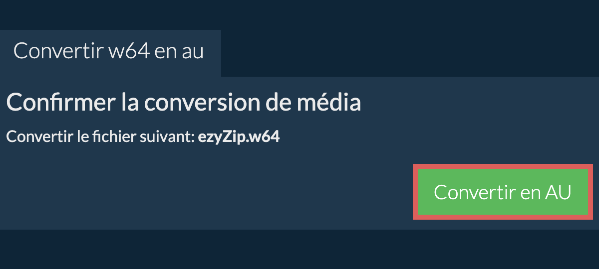 Convertir en AU