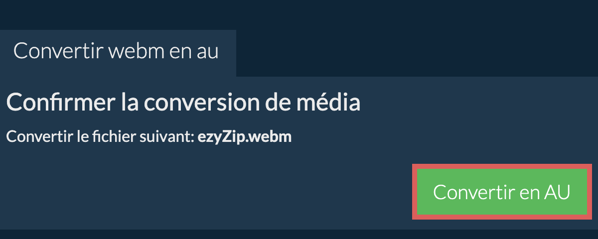 Convertir en AU