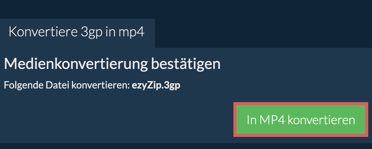 In MP4 konvertieren