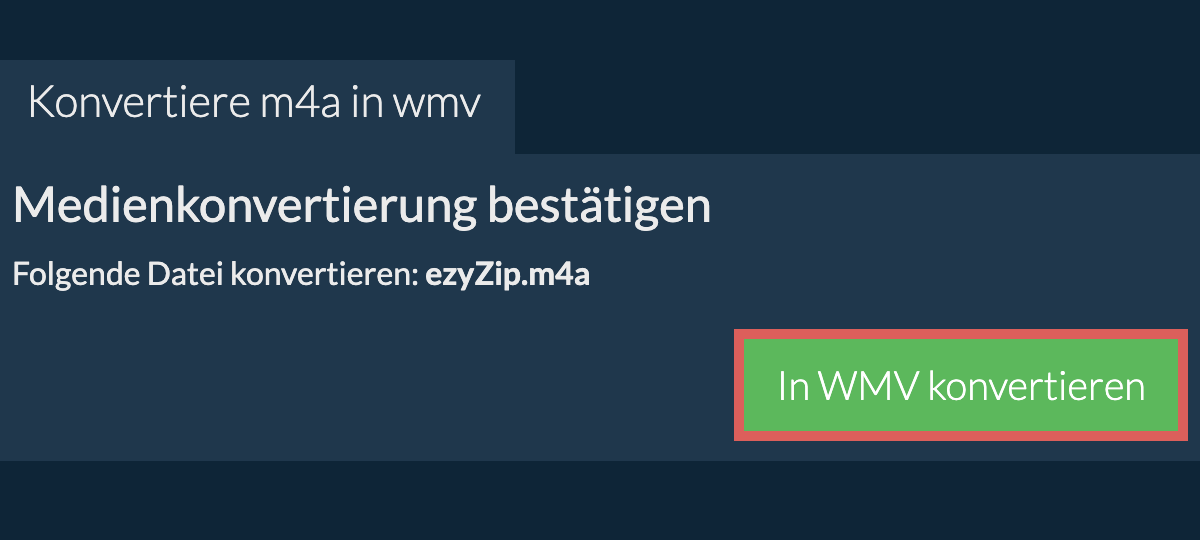 In WMV konvertieren