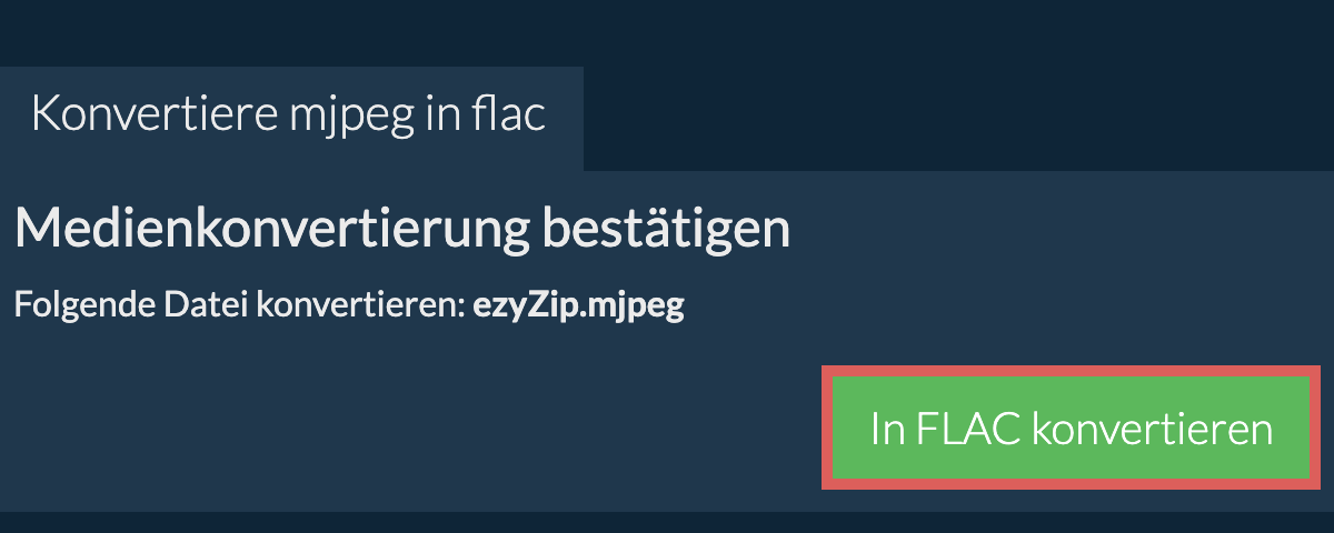 In FLAC konvertieren