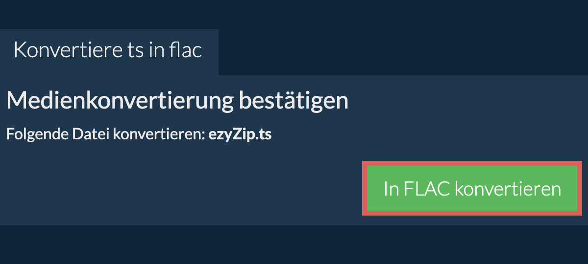 In FLAC konvertieren