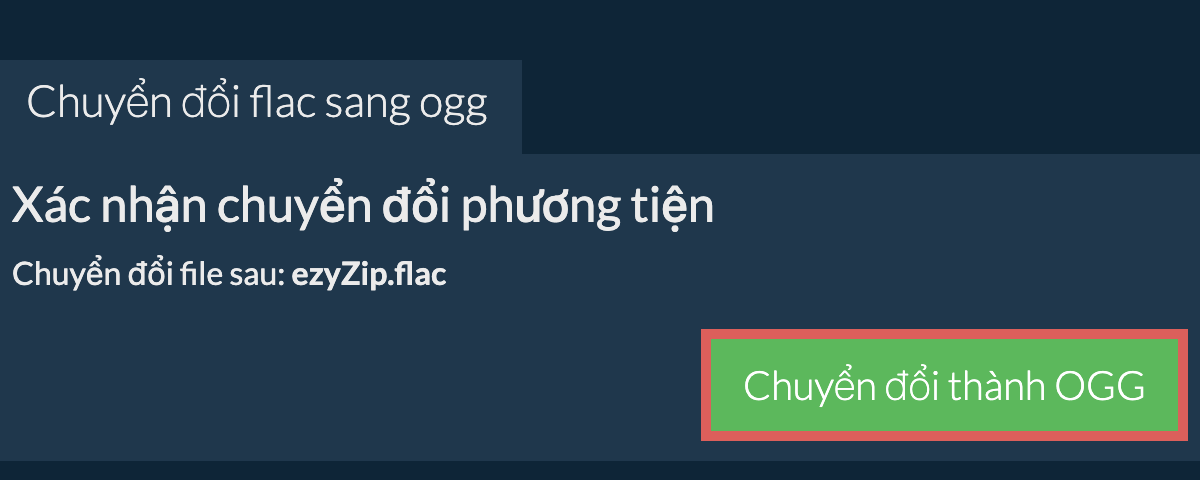 Chuyển đổi thành OGG