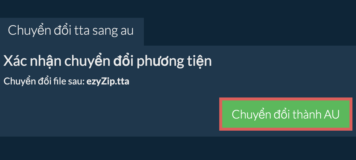 Chuyển đổi thành AU