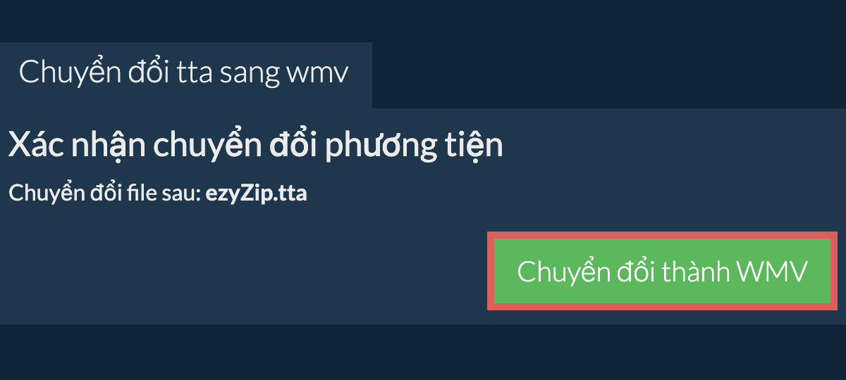 Chuyển đổi thành WMV