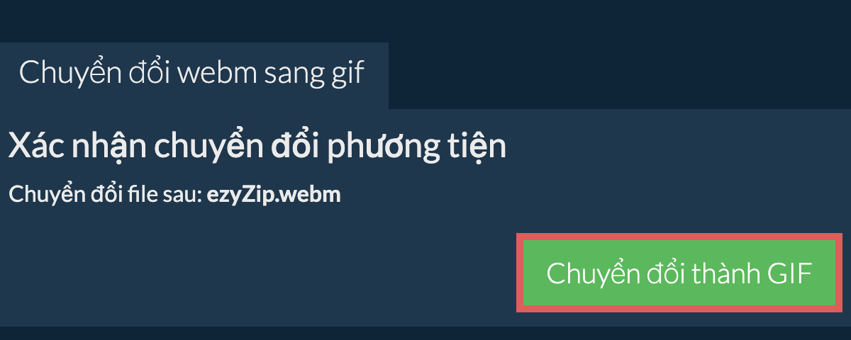 Chuyển đổi thành GIF