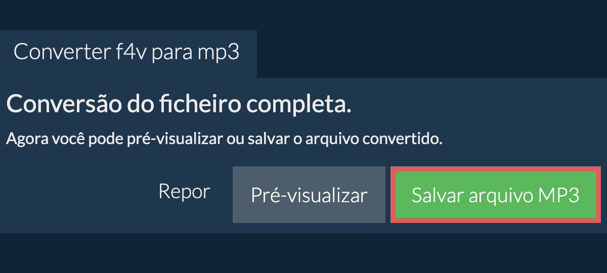 Converter em MP3