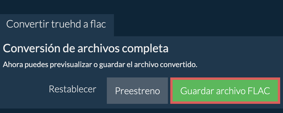 Convertir a FLAC