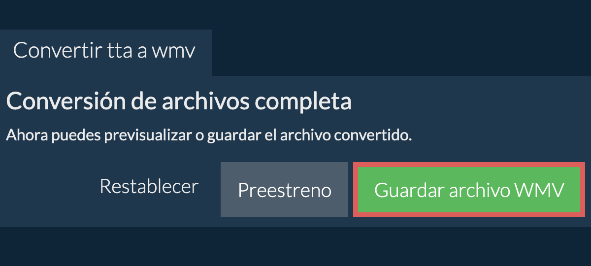 Convertir a WMV