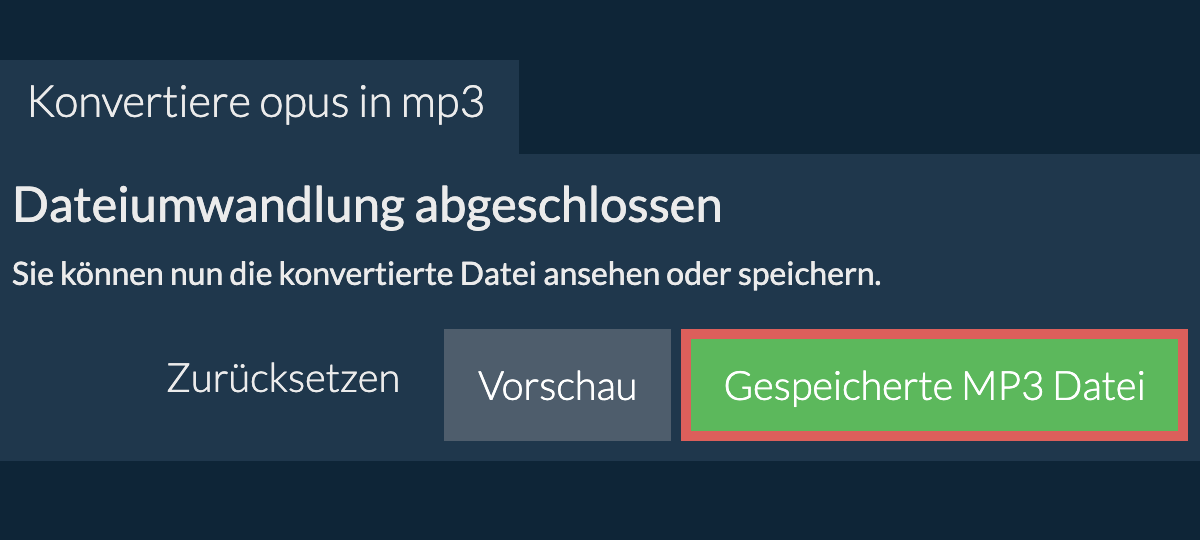 In MP3 konvertieren