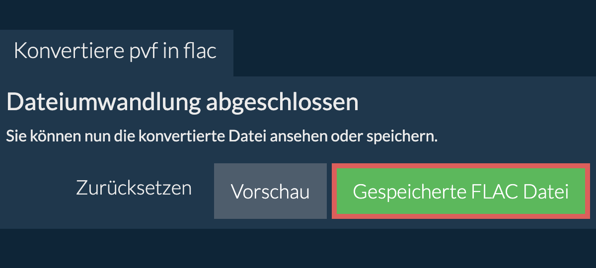 In FLAC konvertieren