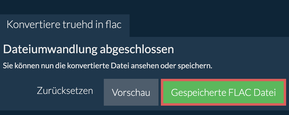 In FLAC konvertieren