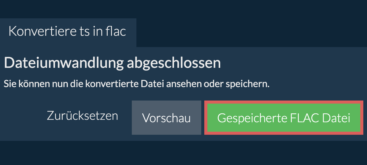 In FLAC konvertieren