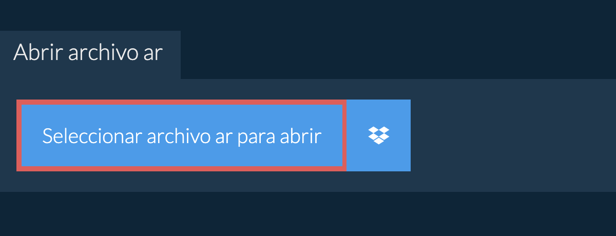 Abrir archivo ar
