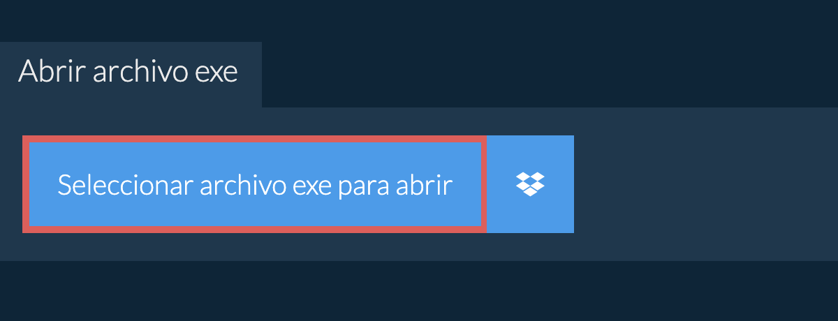 Abrir archivo exe