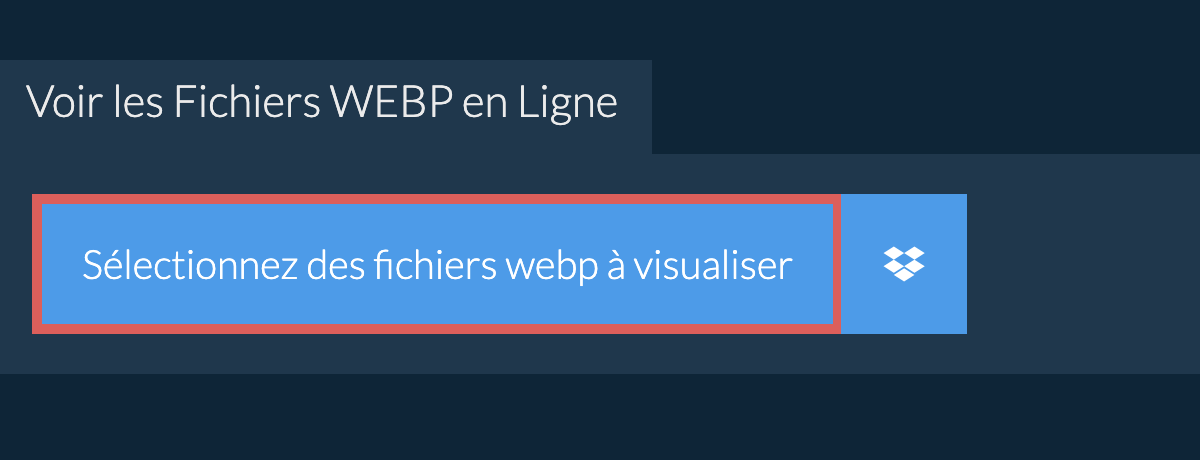 Voir les Fichiers webp en Ligne