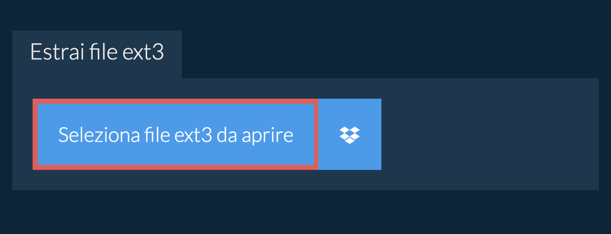 Estrai file ext3