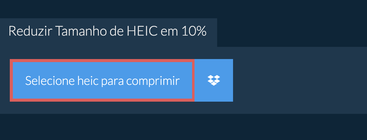 Reduzir Tamanho de heic em 10%