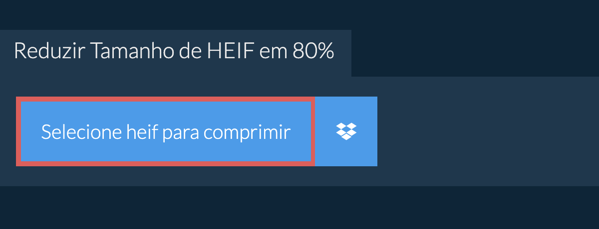 Reduzir Tamanho de heif em 80%