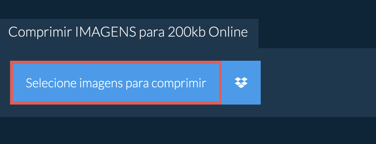 Comprimir imagens para 200kb Online