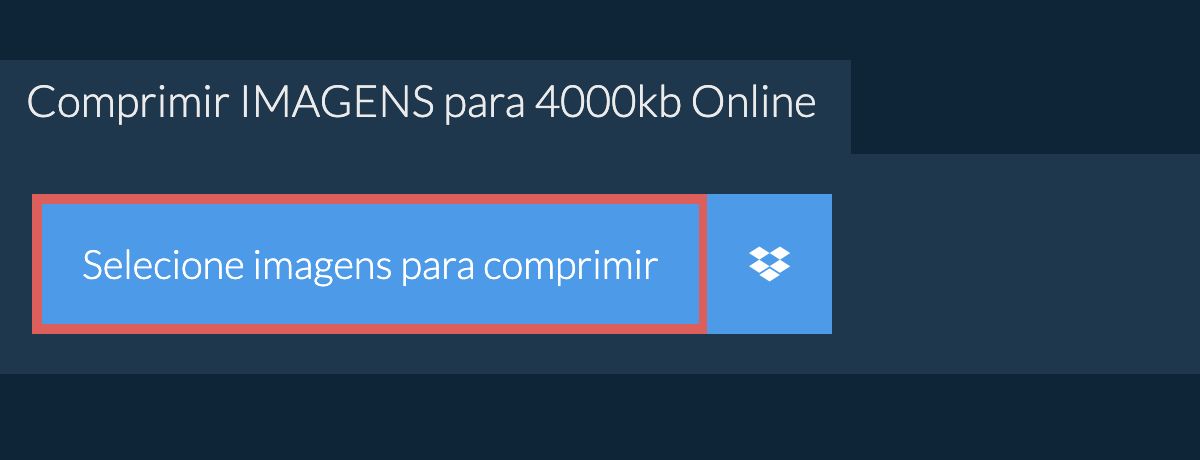 Comprimir imagens para 4000kb Online