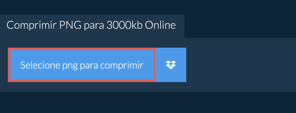 Comprimir png para 3000kb Online