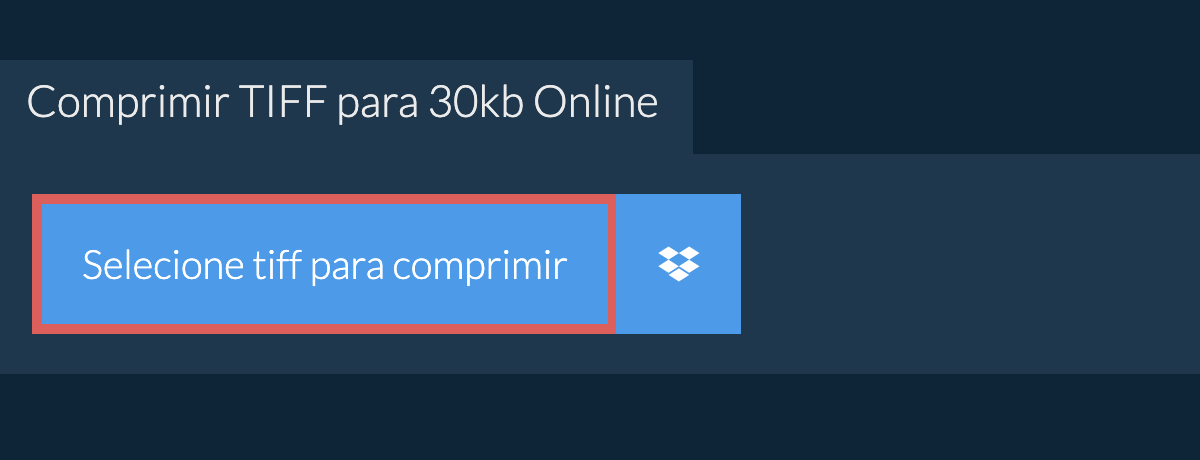 Comprimir tiff para 30kb Online