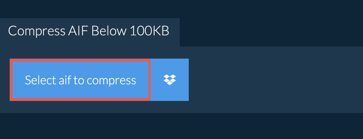 Compress aif Below 100KB