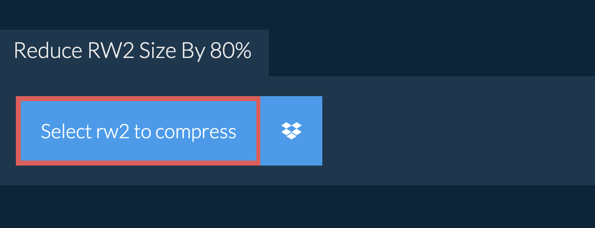 Reduce rw2 Size By 80%