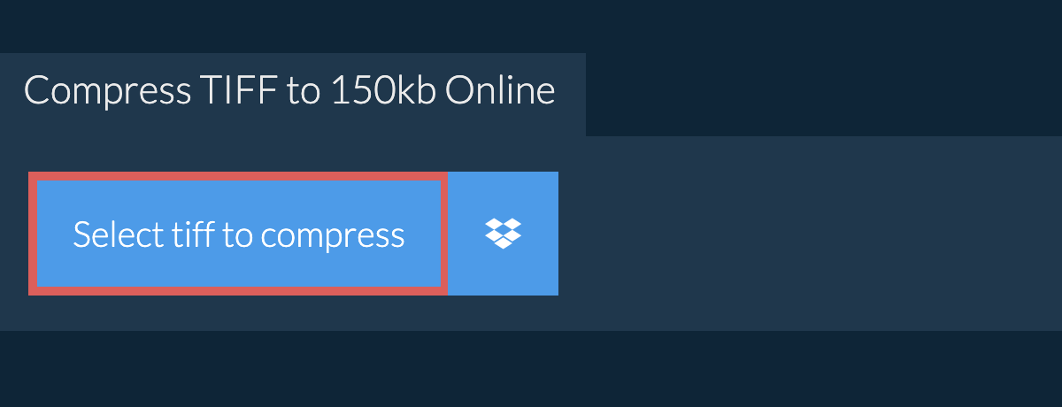 Compress tiff to 150kb Online