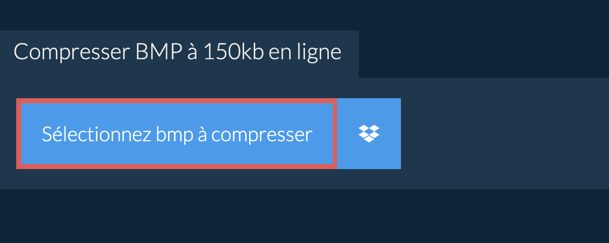 Compresser bmp à 150kb en ligne