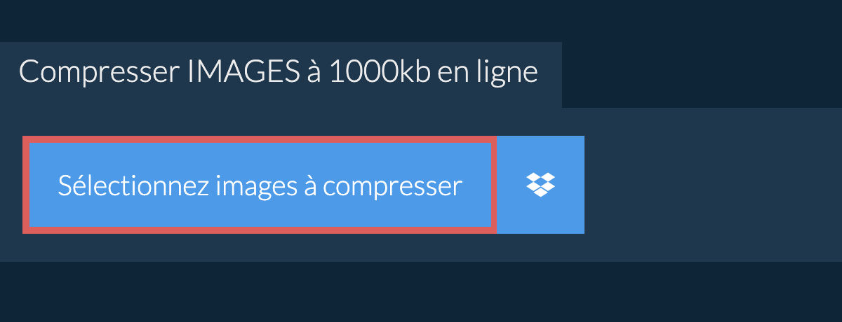 Compresser image à 1000kb en ligne