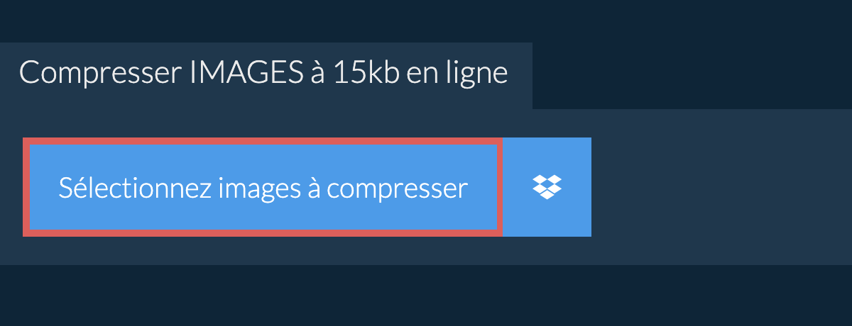 Compresser image à 15kb en ligne