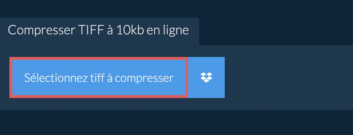 Compresser tiff à 10kb en ligne