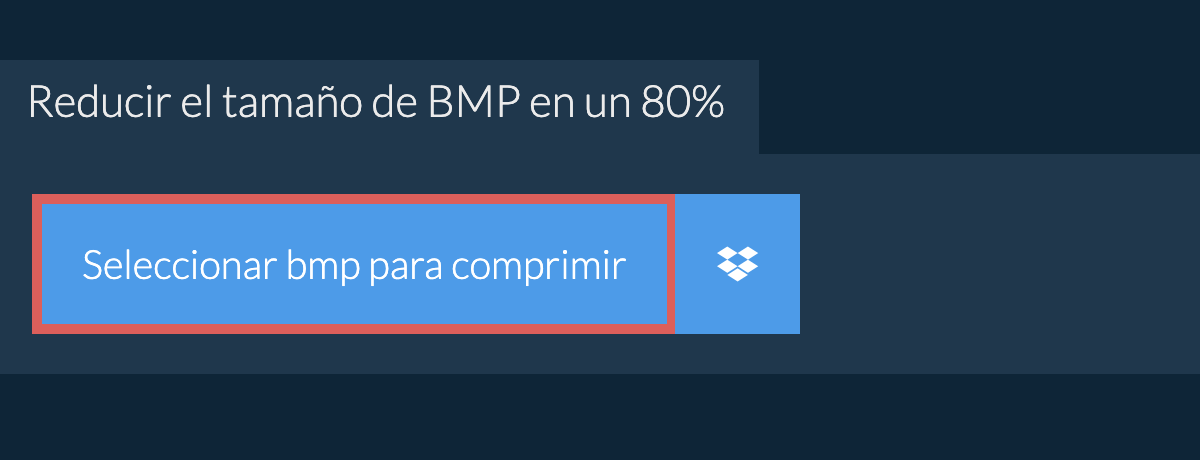 Reducir el tamaño de bmp en un 80%