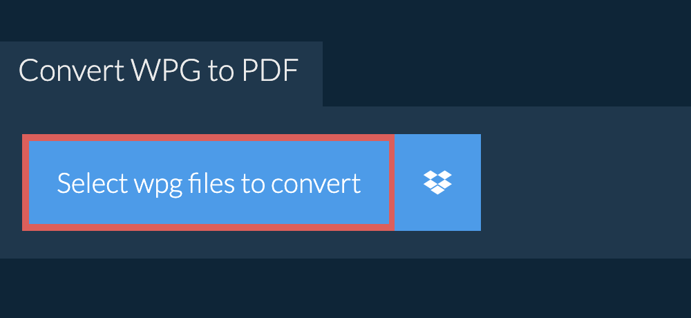 Convert WPG to PDF Online (Fast!) - ezyZip