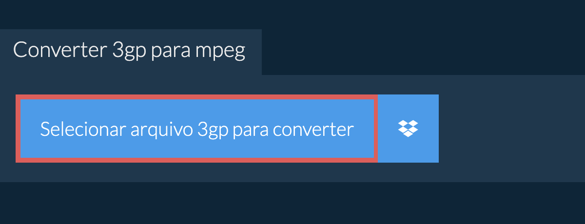 Converter 3gp para mpeg