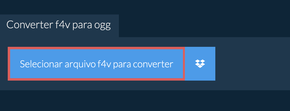 Converter f4v para ogg